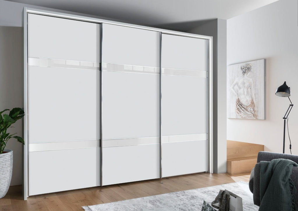 Oakwood Wiemann Rialto White Sliding door wardrobe - Height 217CM