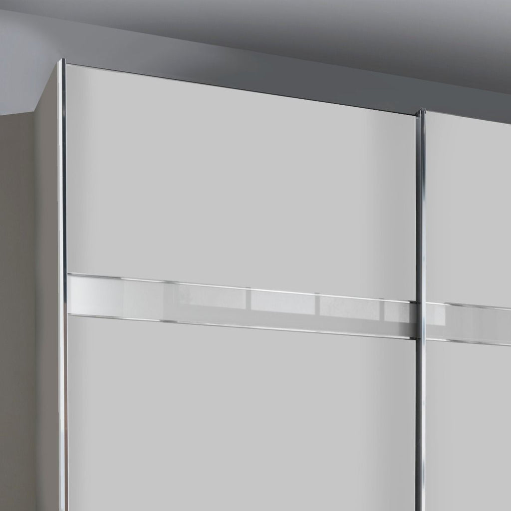 Oakwood Wiemann Rialto White Sliding door wardrobe - Height 217CM