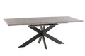 Oakwood Zimini 1.6 (+0.4) Extending Dining Table - Light Grey