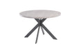 Oakwood Rimini 1.2m Round Dining Table - Light Grey