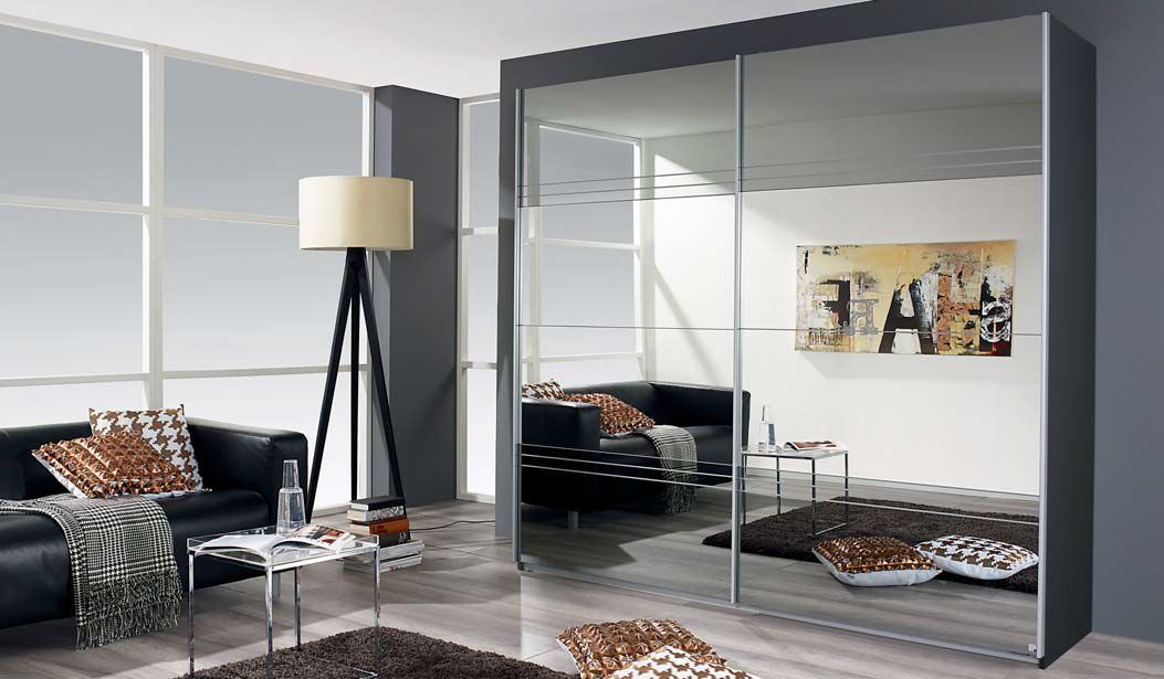 Oakwood Rauch Koblenz Full Mirror Sliding Door Wardrobe