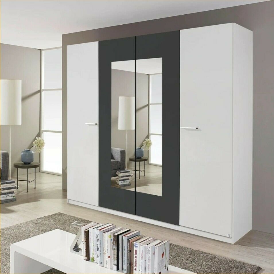 Oakwood Rauch Borba 4 Door Hinged Wardrobe