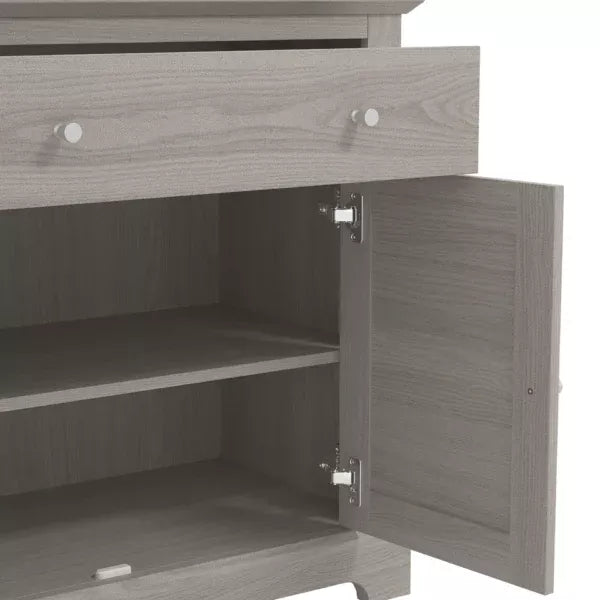 Oakwood Salcombe Compact Sideboard - Warm Grey Oak