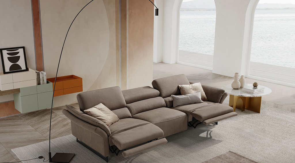 Oakwood Newtrend Concepts Mottetto Supreme Quality Italian Fabric Sofa