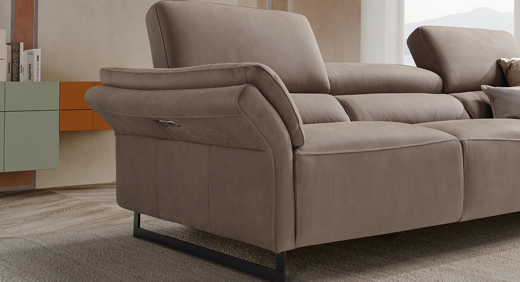 Oakwood Newtrend Concepts Mottetto Supreme Quality Italian Fabric Sofa