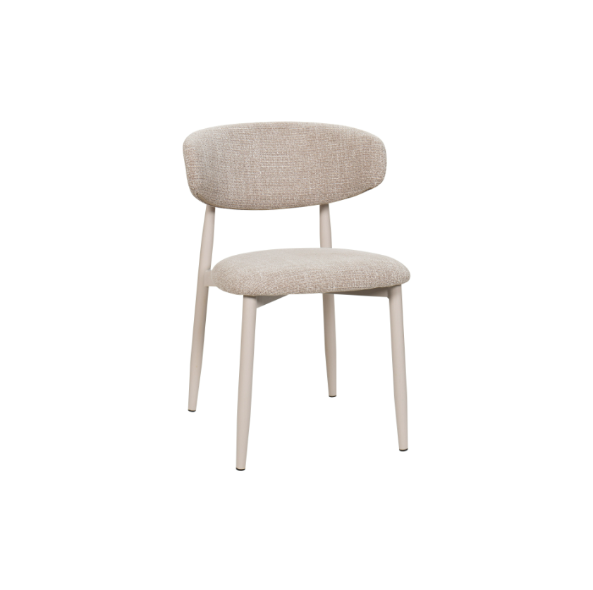 Oakwood Amiri Dining Chairs Forest & Oatmeal Colors