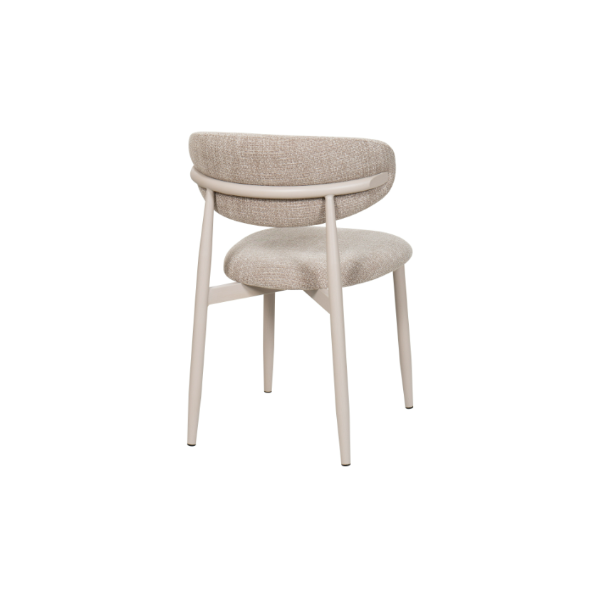 Oakwood Amiri Dining Chairs Forest & Oatmeal Colors