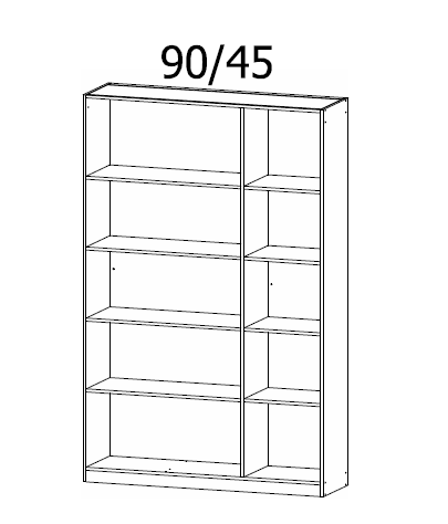 Oakwood Rauch Acero Metallic Grey Full Mirror Hinged Door Wardrobe