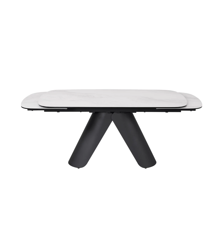 Oakwood Pearl Ext Ceramic Dining Table