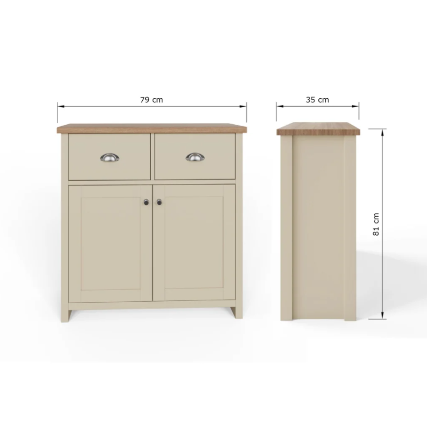 Oakwood Lancaster Compact Sideboard