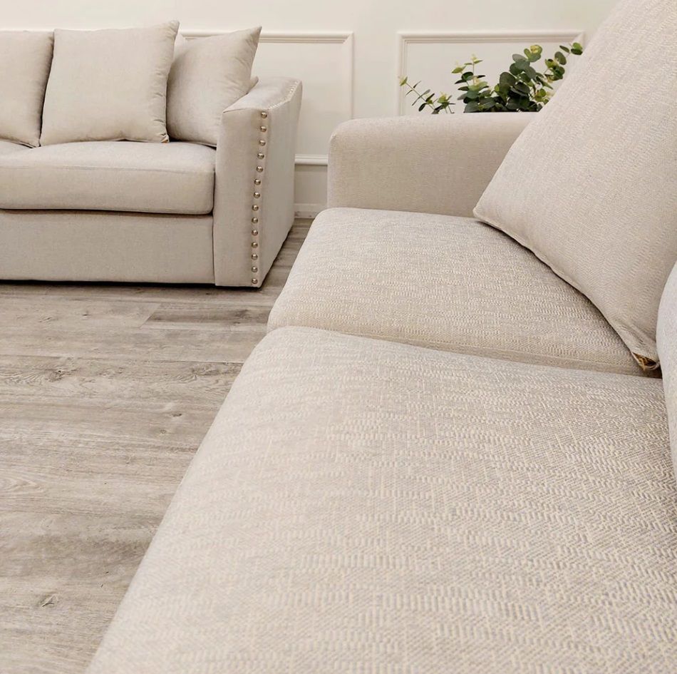 Oakwood Blakley Fabric 3+2 Seater Upholstered Sofa Set