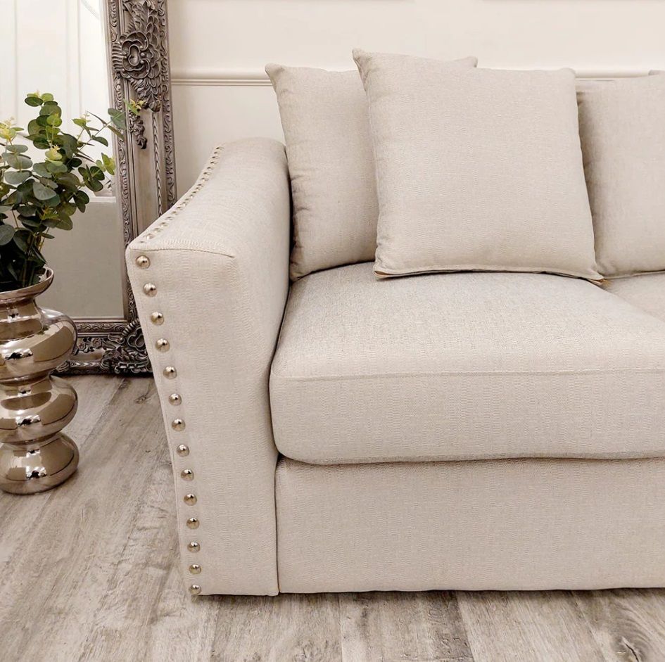 Oakwood Blakley Fabric 3+2 Seater Upholstered Sofa Set