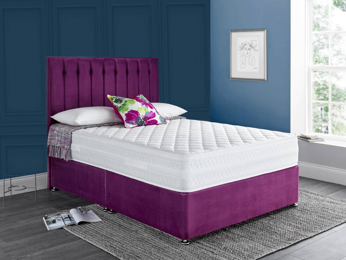 Oakwood Sienna 1500 Mattress & Upholstered Divan Set