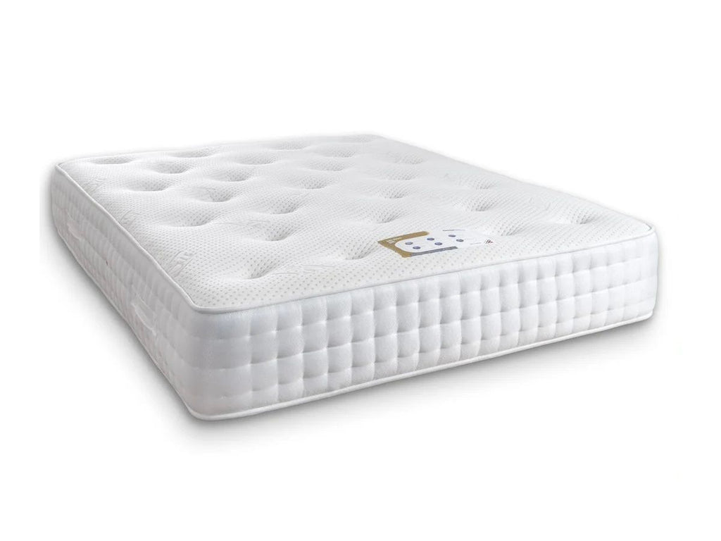 Oakwood Silk 1000 Fabric Upholstered Divan Set with 24" Henley Headboard