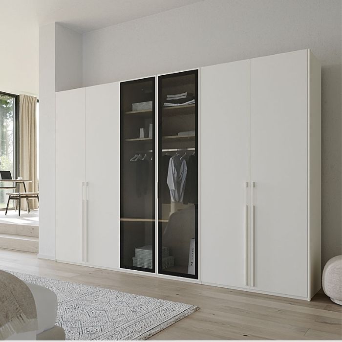 Oakwood Rauch Skat Shine 6 Hinged Door Wardrobe