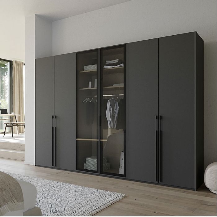 Oakwood Rauch Skat Shine 6 Hinged Door Wardrobe