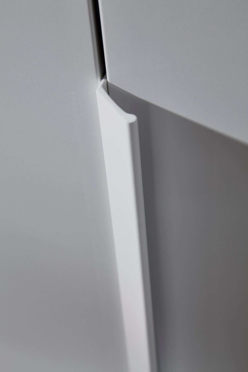 Oakwood Rauch Purisma Silk Grey 5 Door Hinged Wardrobe 251CM