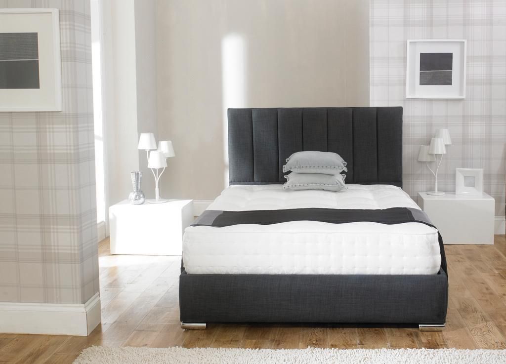 Oakwood Bedford Upholstered Bed Frame With Mattress