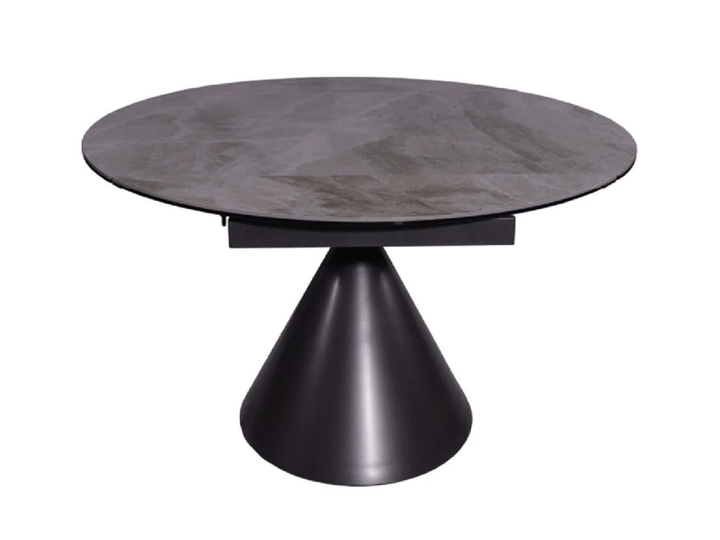 Oakwood Alphonse Matte Ceramic Extending Dining Table Grey - 135CM