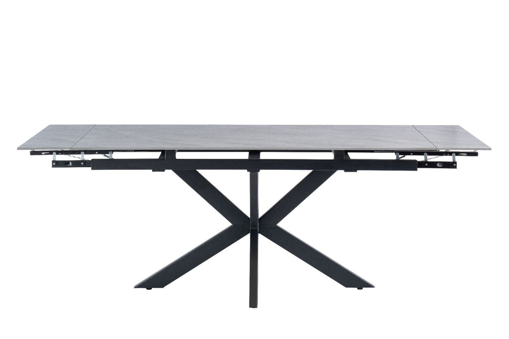Oakwood Sutton 1.7m (+0.5m) Extending Dining Table - Vilas Grey