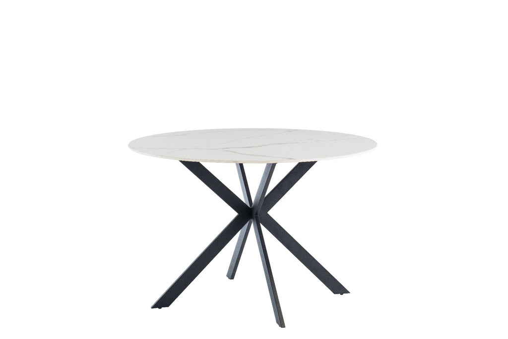 Oakwood Talia 1.2m Round Dining Table - Italy White