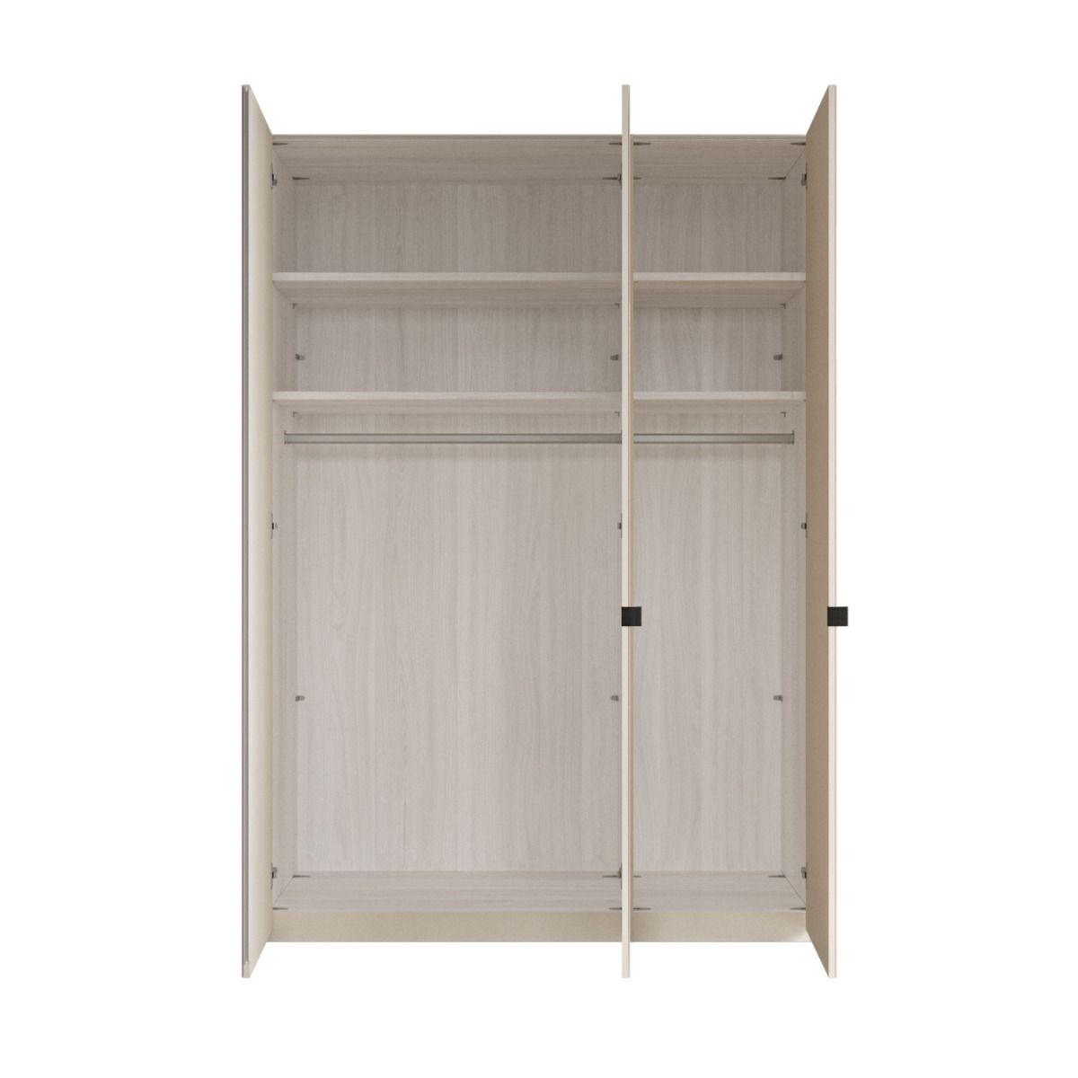 Oakwood Wiemann Dakar 2- Mirrored Hinged 3-Door Wardrobe With Cornice