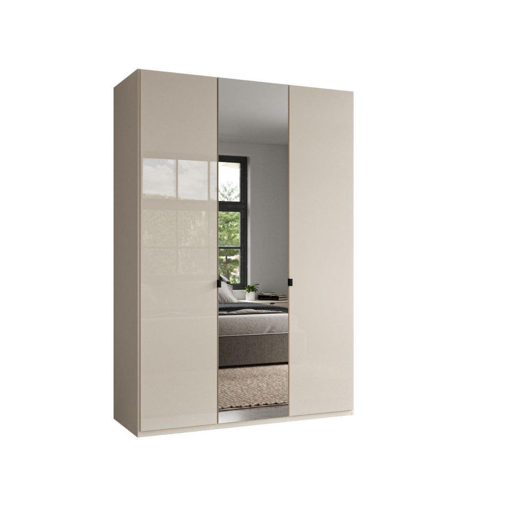 Oakwood Wiemann Tampa Champagne Glass 3 Door Hinged  Wardrobe
