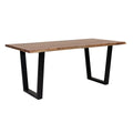 Oakwood Live Edge 180CM Solid Wood Dining Table - Natural