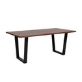 Oakwood Live Edge 180CM Solid Wood Dining Table - Walnut