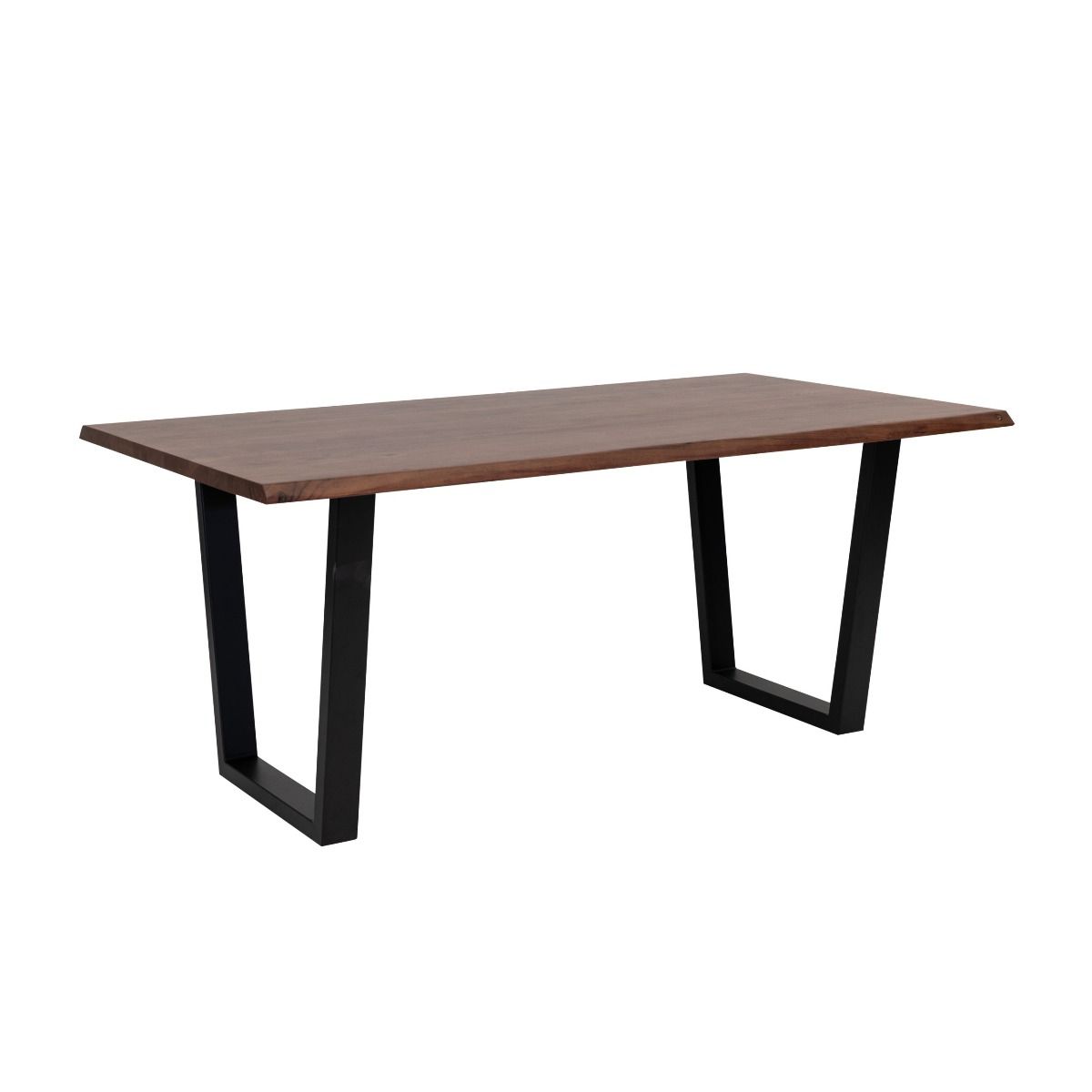 Oakwood Live Edge 180CM Solid Wood Dining Table - Walnut