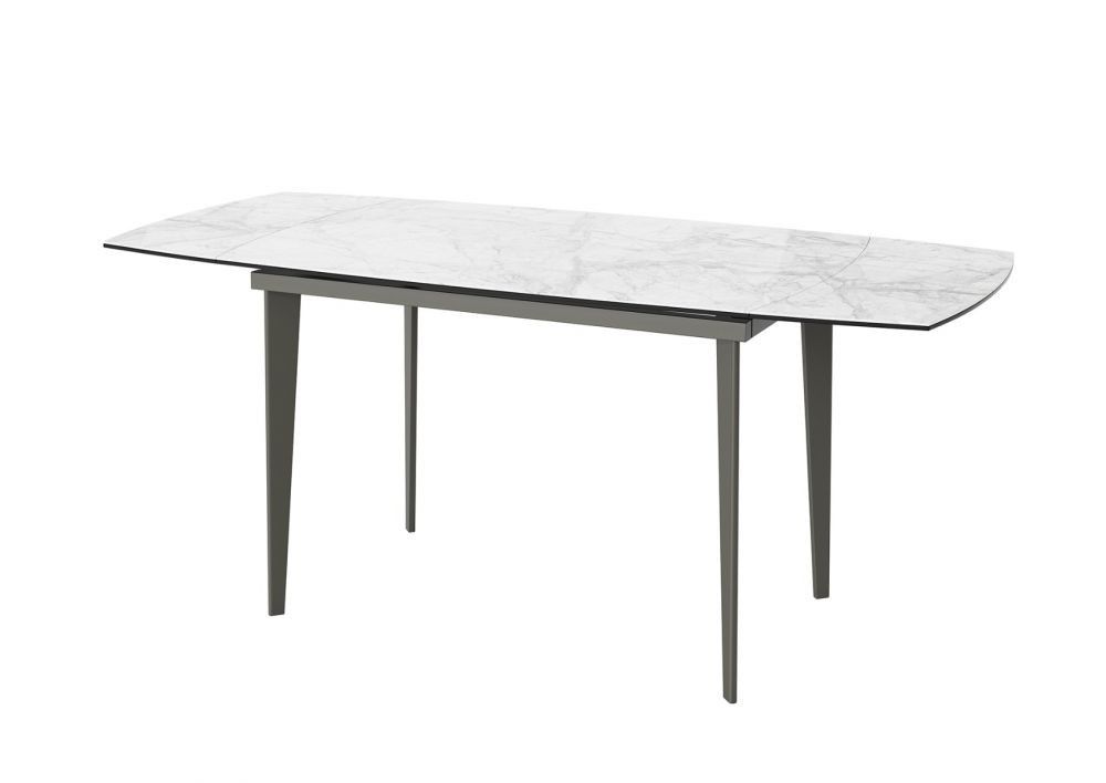 Oakwood Verda Ceramic Marble Top Ext Dining Table With Sena Dining Chairs