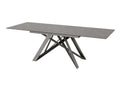 Oakwood Aquila ext grey slate ceramic dining table