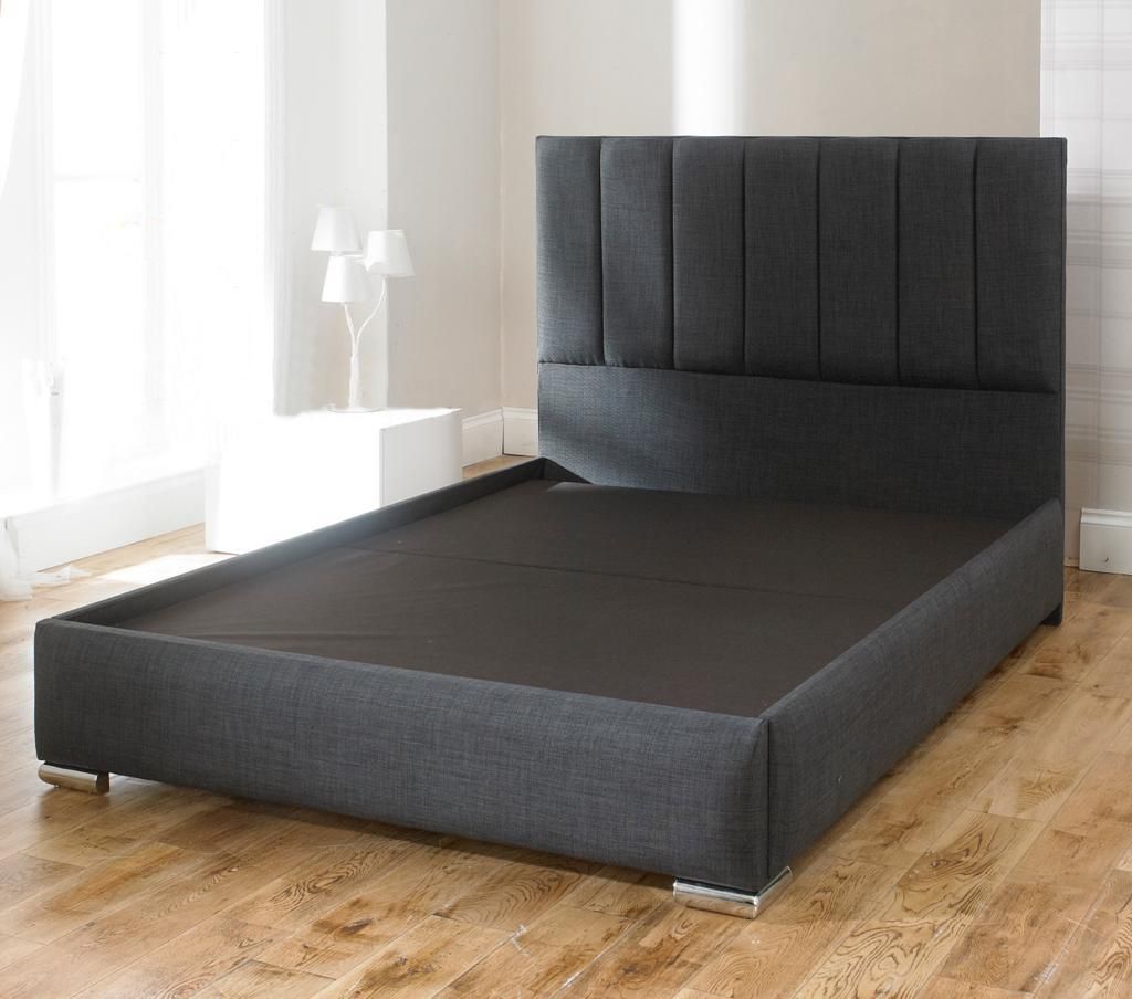 Oakwood Bedford Upholstered Bed Frame With Mattress