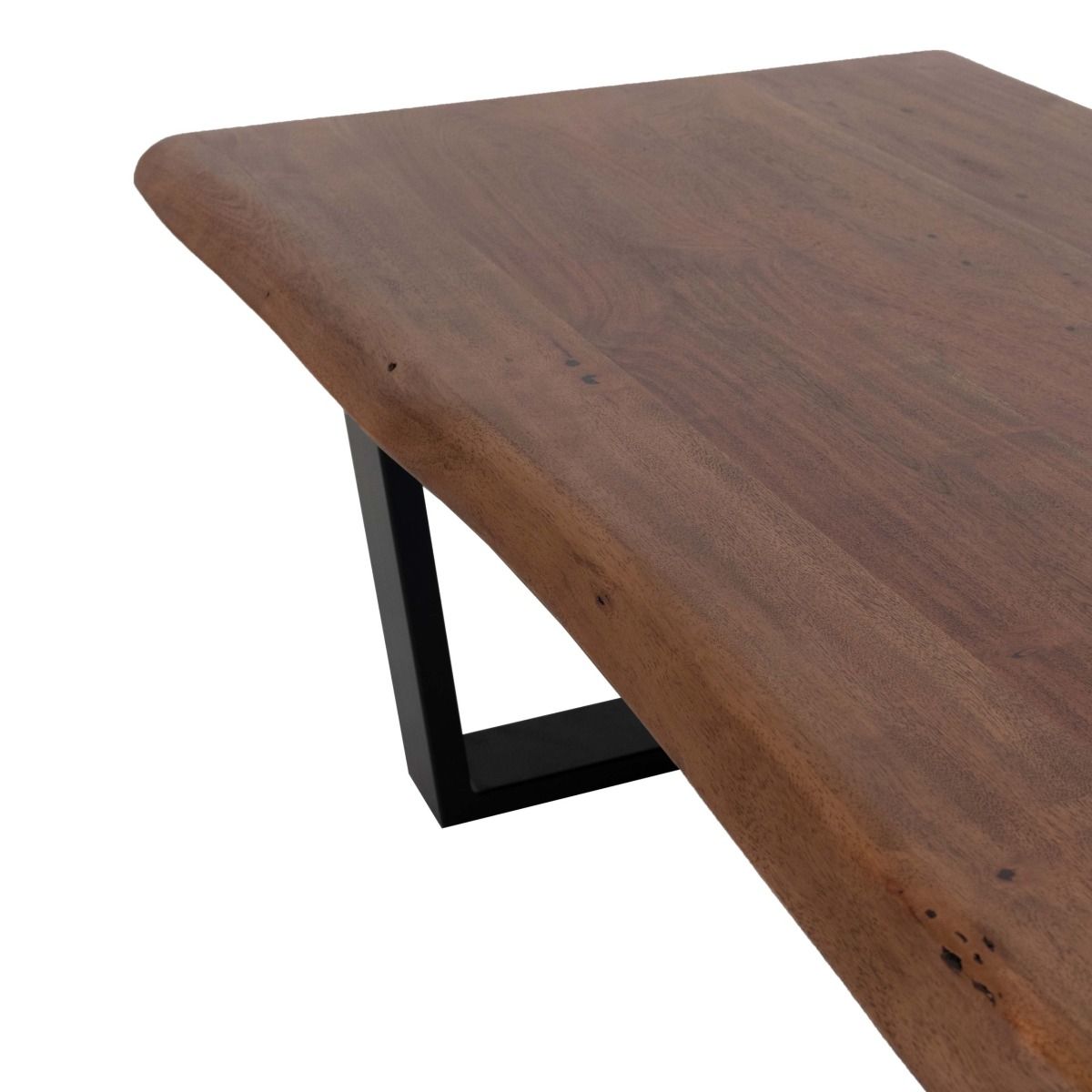 Oakwood Live Edge 180CM Solid Wood Dining Table - Walnut