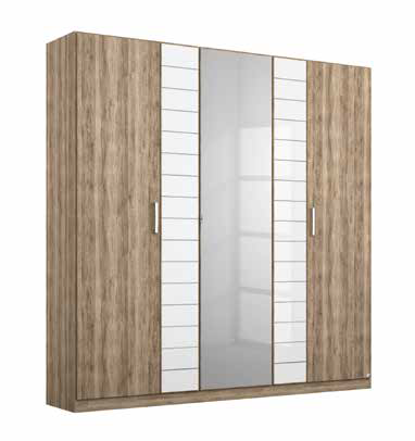 Oakwood Rauch Terano Hinged Door Wardrobe