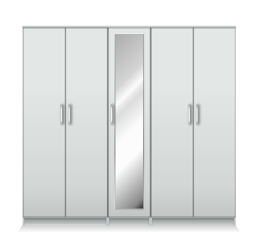 Oakwood Maysons Milan White Or Grey Bedroom Furniture Range
