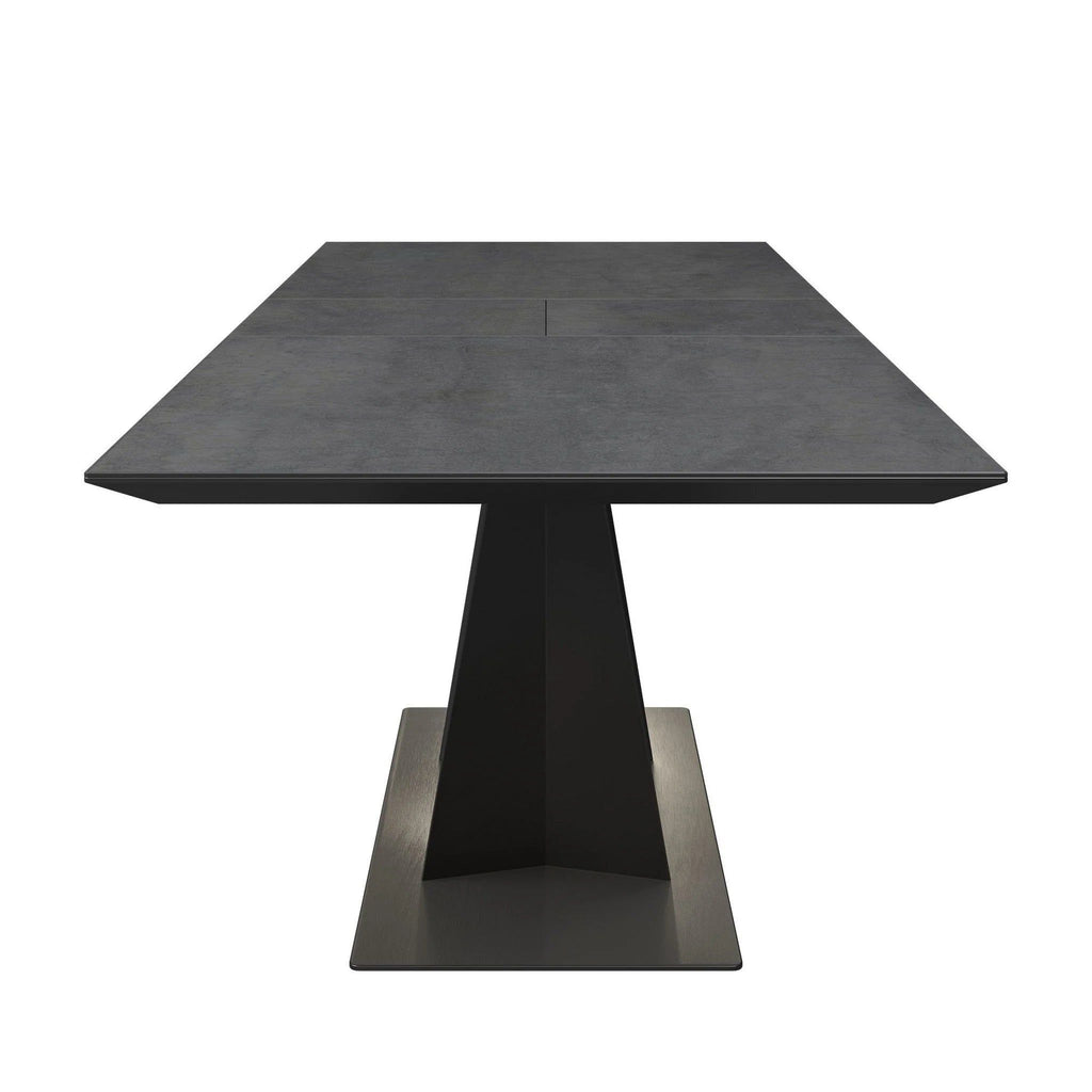 Oakwood New Westin 180-220cm Grey Ceramic Butterfly Extending Dining Table