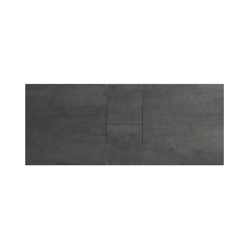 Oakwood New Westin 180-220cm Grey Ceramic Butterfly Extending Dining Table