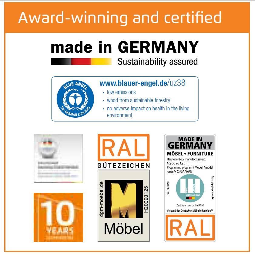 Oakwood Miramar Quest Type 4 Silk Grey Glass Front Sliding Door Wardrobe
