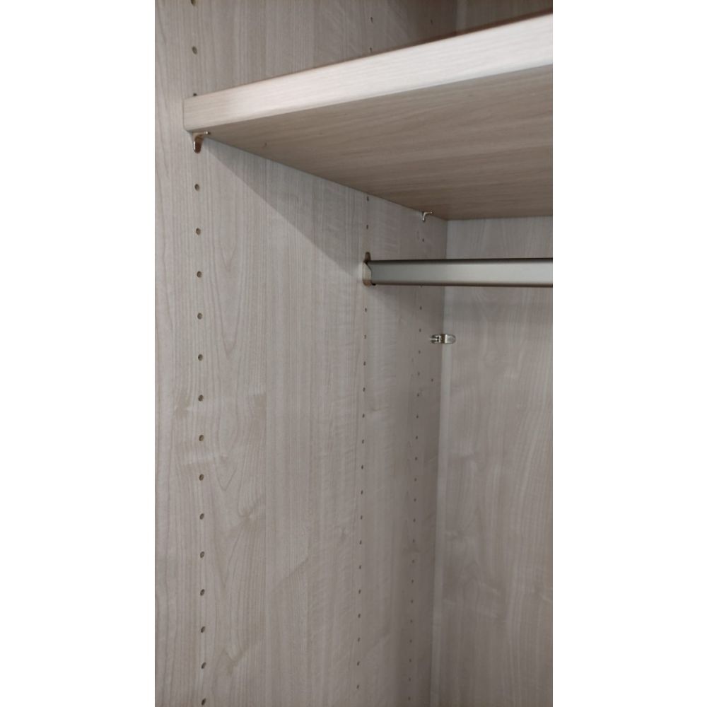 Oakwood Wiemann Miami Plus Graphite Glass With Mirror 3 Sliding Door Wardrobe- 250 CM