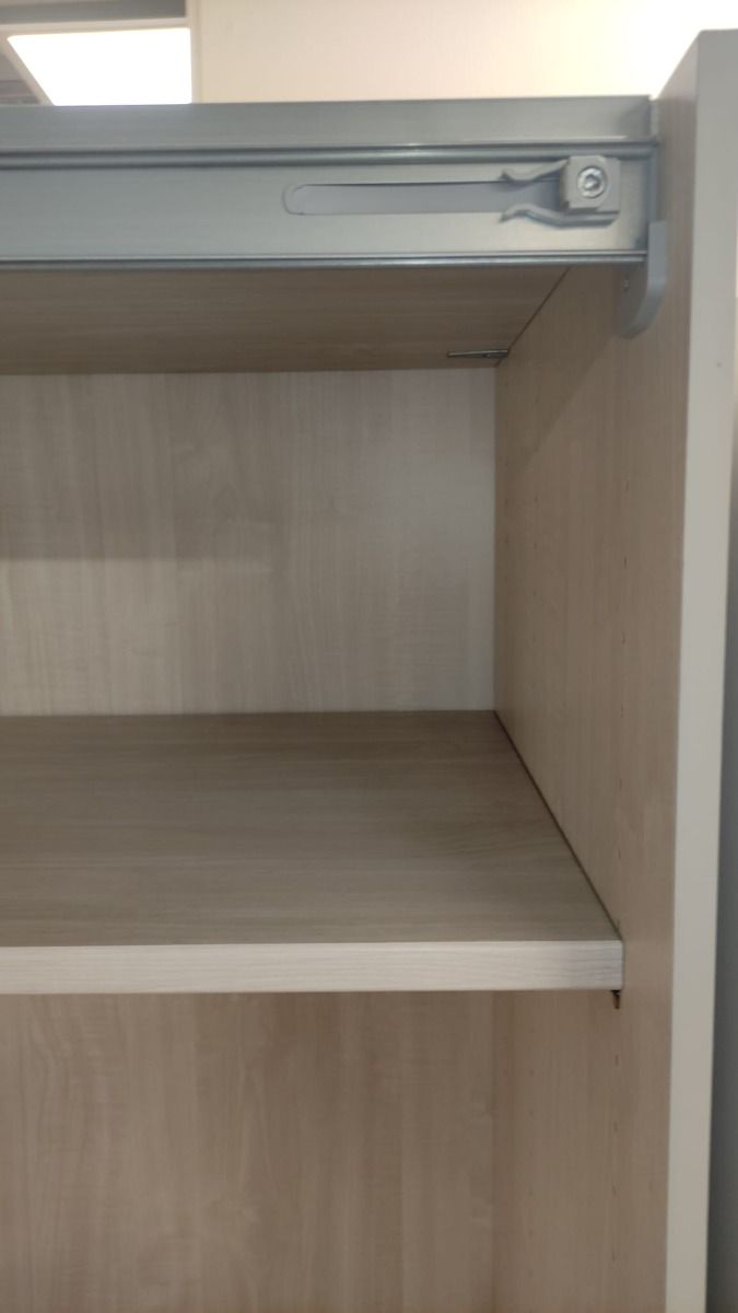 Oakwood Wiemann Berlin Pebble Grey Glass Front Sliding Door Wardrobe