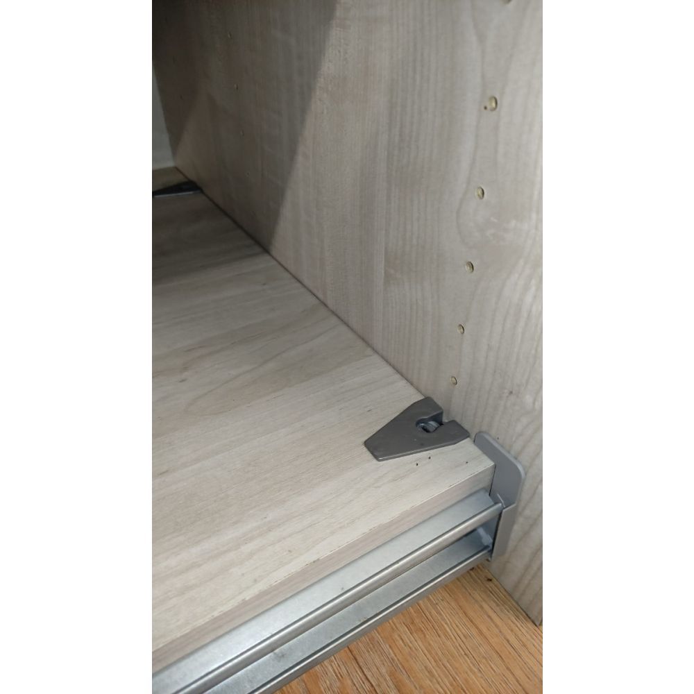 Oakwood Wiemann Miami Plus Graphite Glass With Mirror 3 Sliding Door Wardrobe- 250 CM