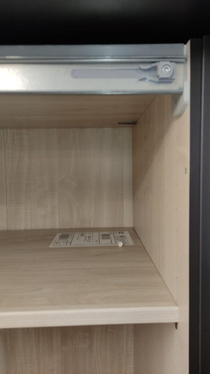 Oakwood Wiemann Berlin Pebble Grey Glass Front Sliding Door Wardrobe