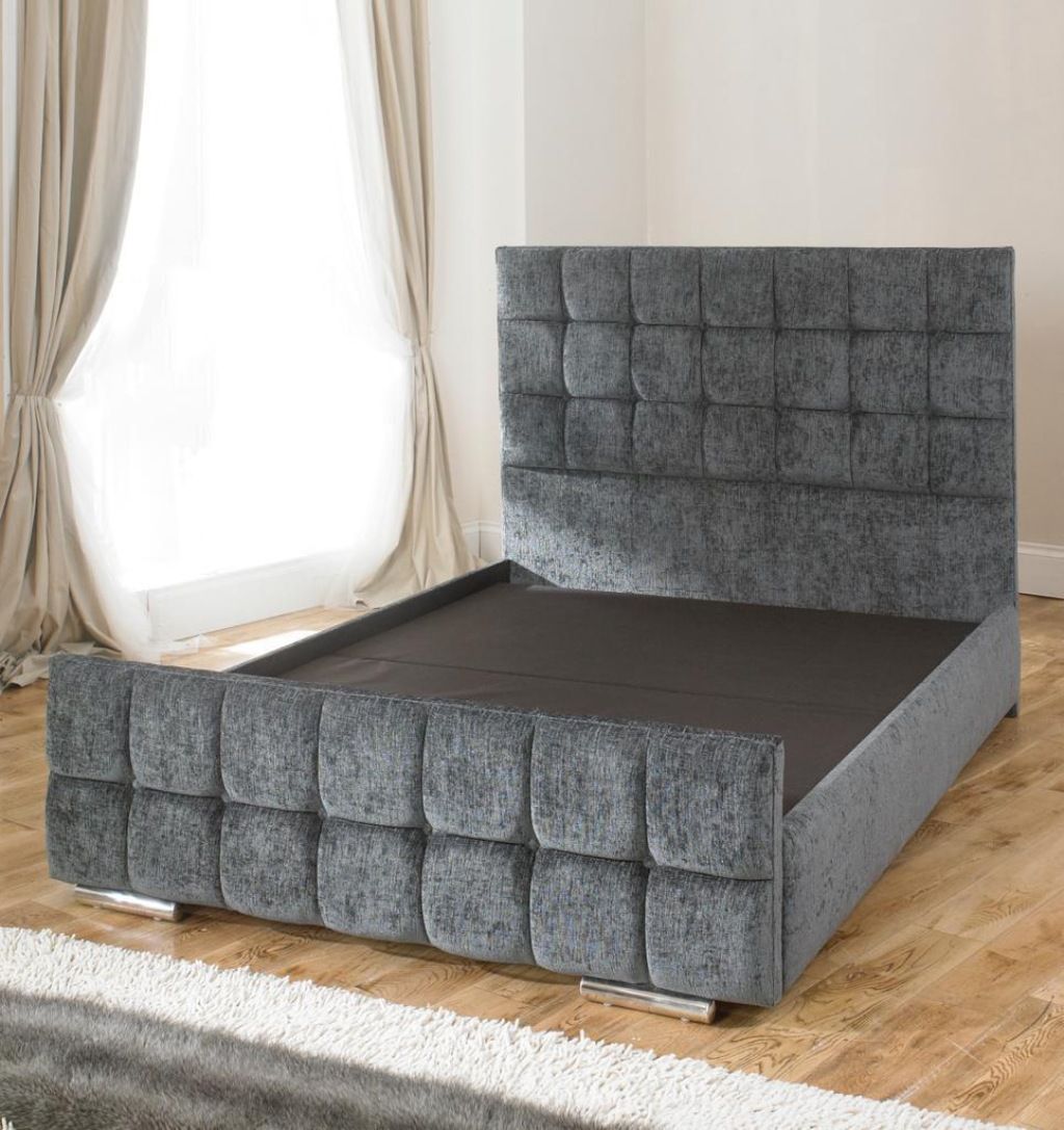 Oakwood Oasis Upholstered Bed Frame With Mattress
