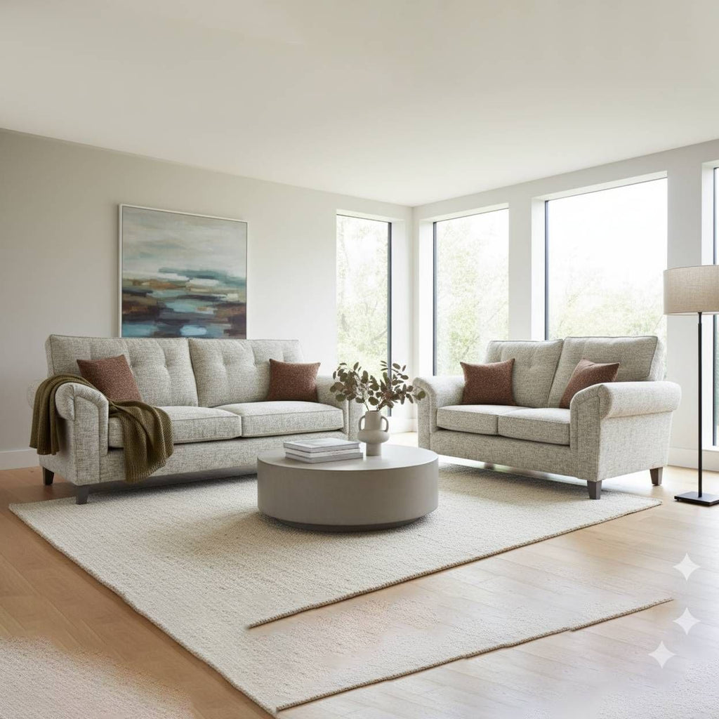 Oakwood Ibiza Fabric Sofa Set