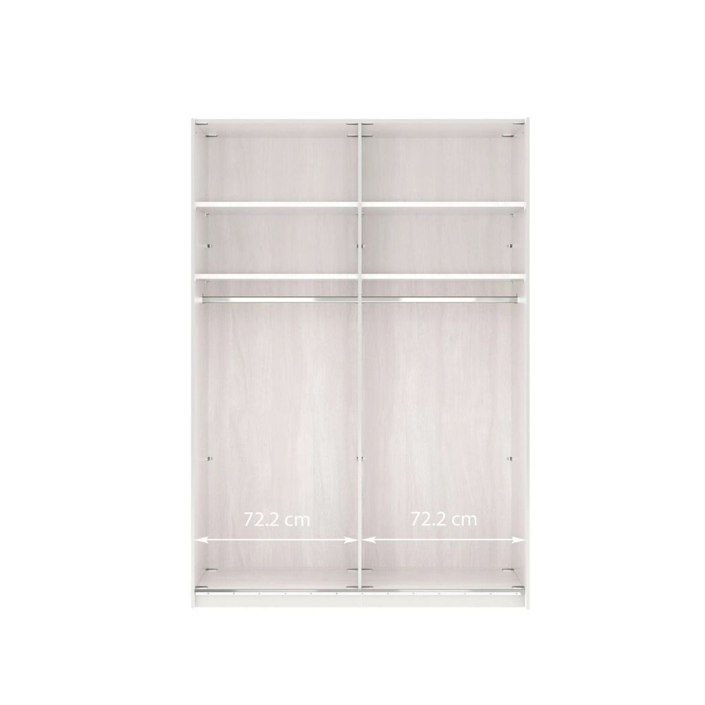 Oakwood Wiemann Oxfordia 2 Door Sliding 150 cm Wardrobe