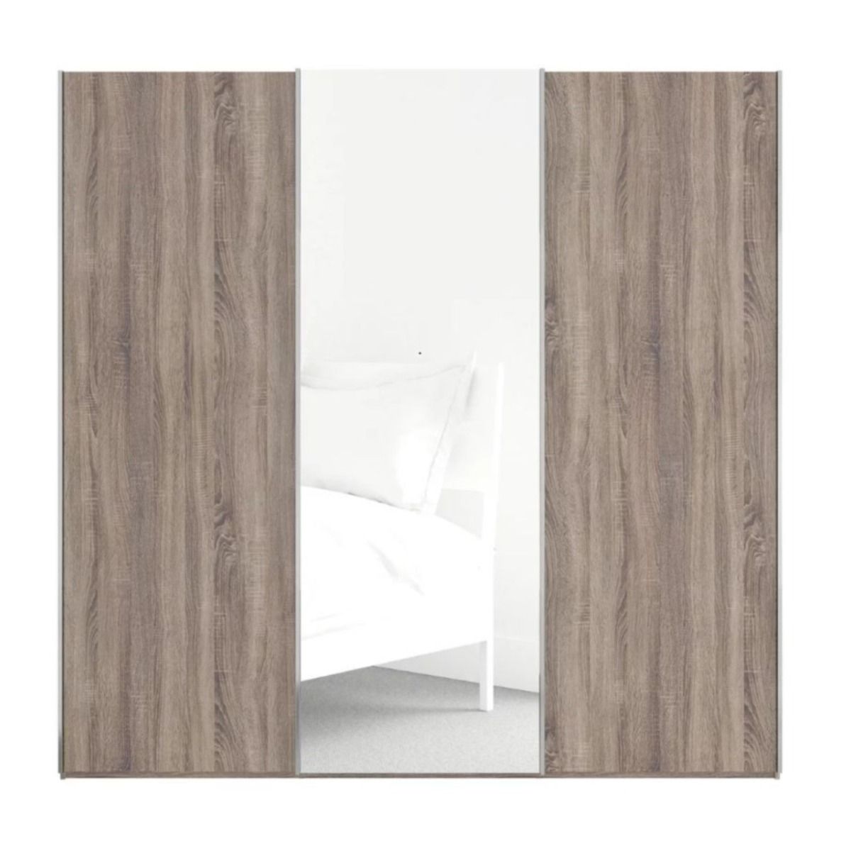 Oakwood Wiemann Miami 3 Door Sliding Wardrobe with Mirror