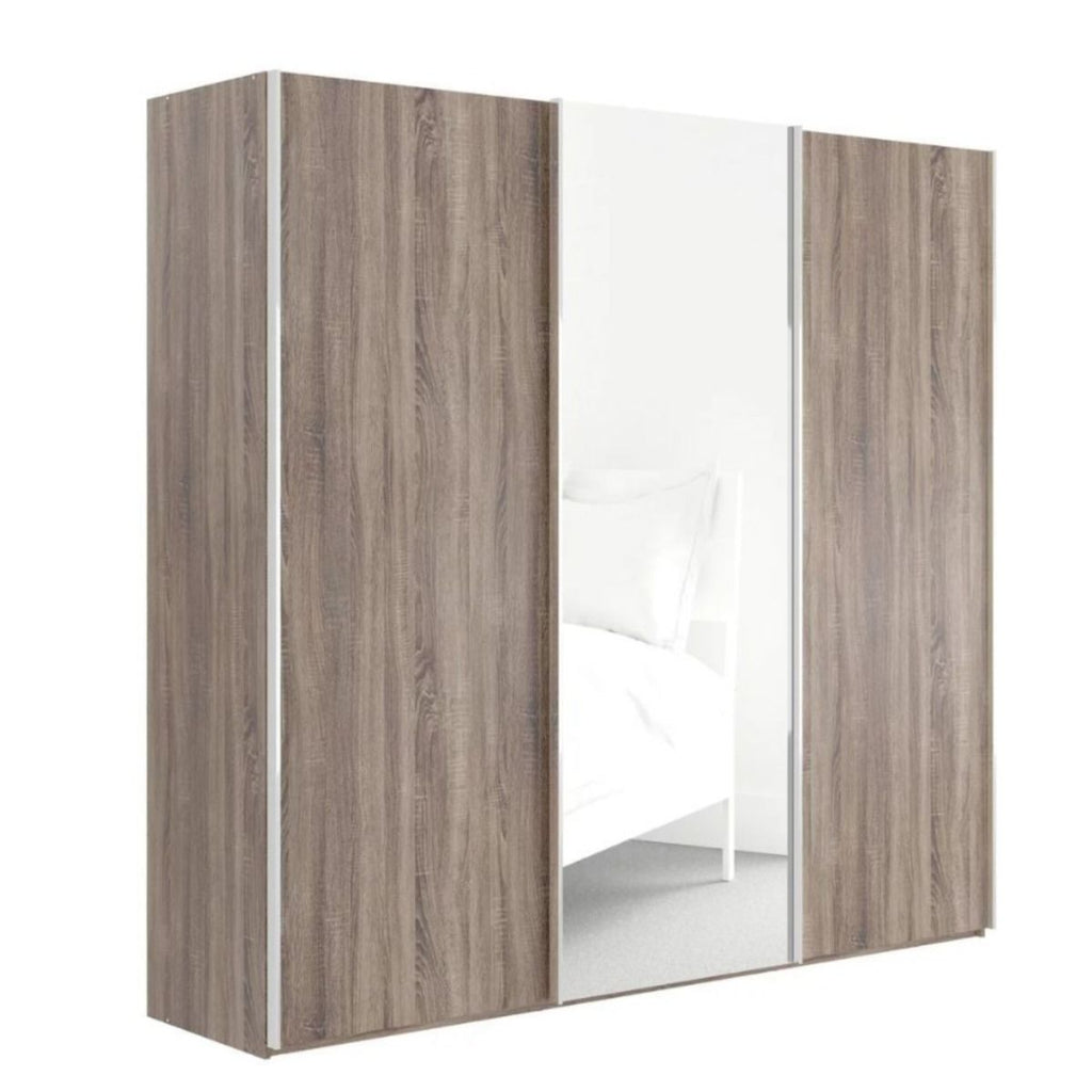 Oakwood Wiemann Miami 3 Door Sliding Wardrobe with Mirror