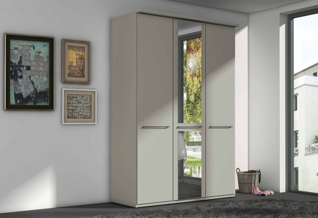Oakwood Wiemann Cairns Pebble Grey Hinged Door Wardrobe With Cornice