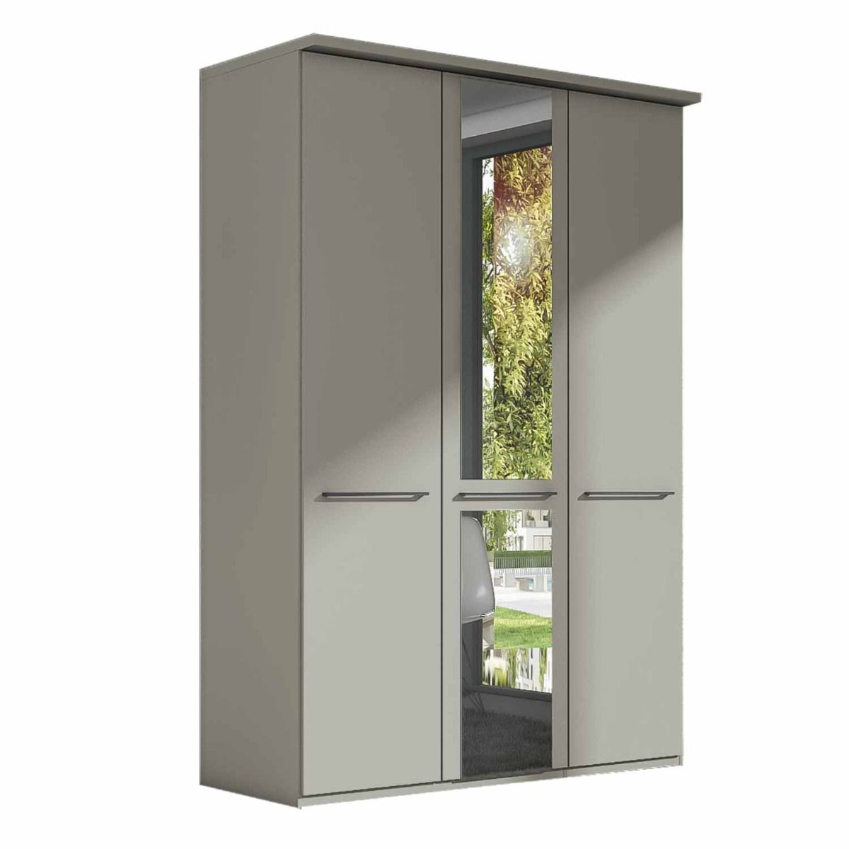 Oakwood Wiemann Cairns Pebble Grey Hinged Door Wardrobe With Cornice